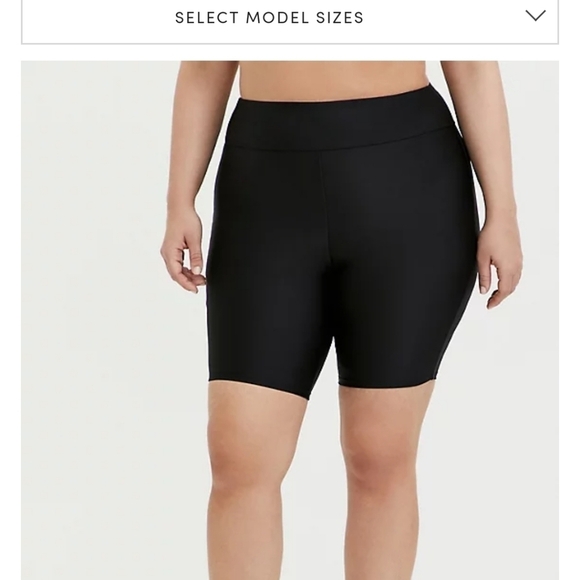 TORRID swim active high rise  9 INCH SWIM BIKE SHORT Torrid M/L fit like… - Picture 2 of 10